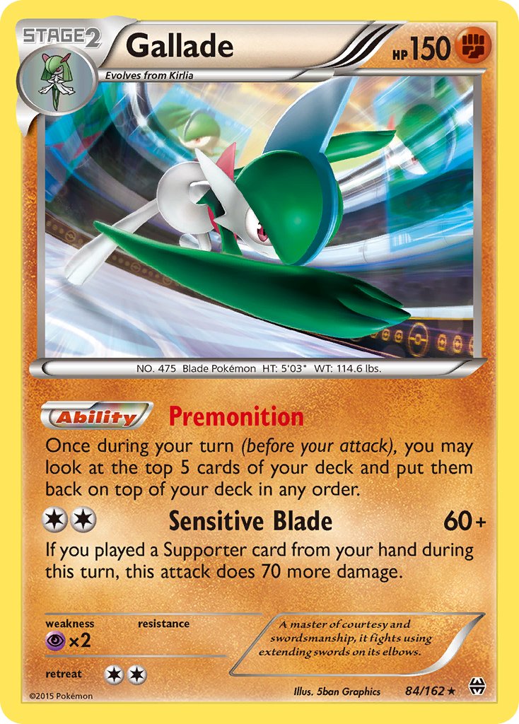 BREAKthrough Gallade [Holo] Pokémon card
