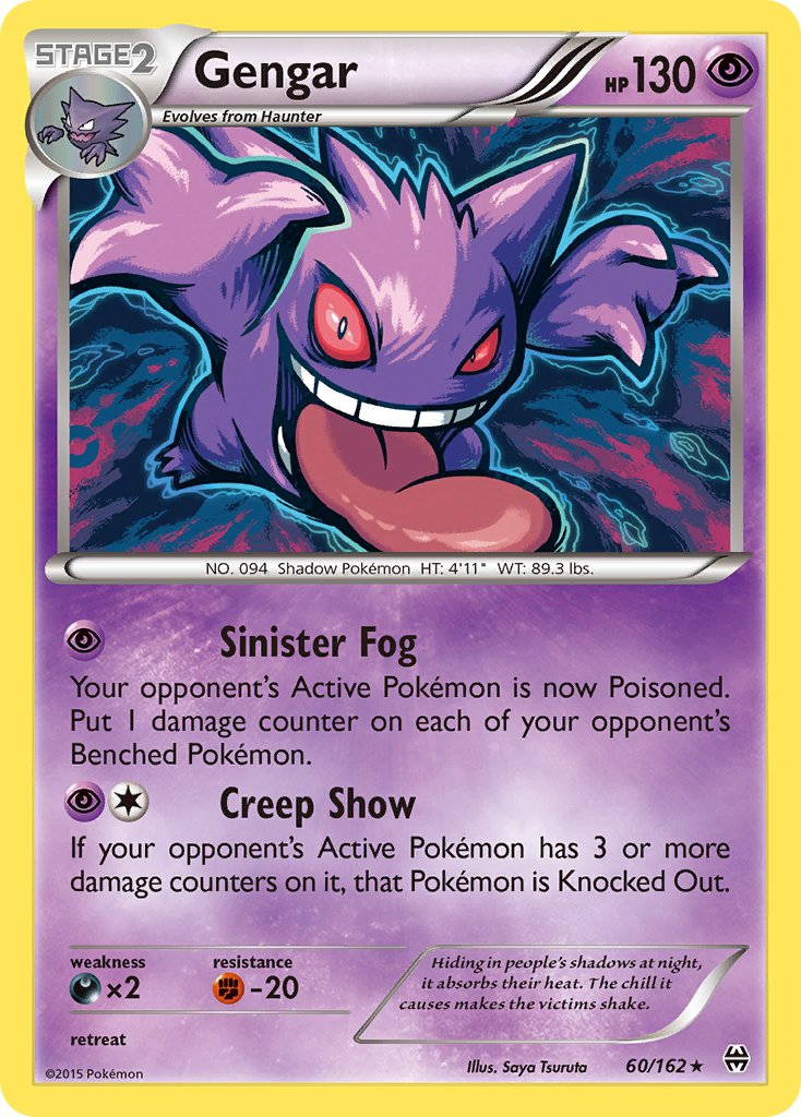 BREAKthrough Gengar Pokémon card