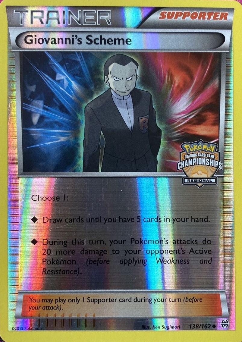 BREAKthrough Giovanni's Scheme [Regional-Championships] Pokémon card