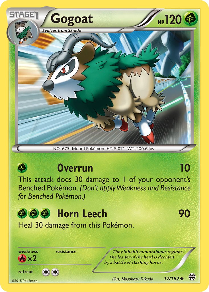 BREAKthrough Gogoat Pokémon card
