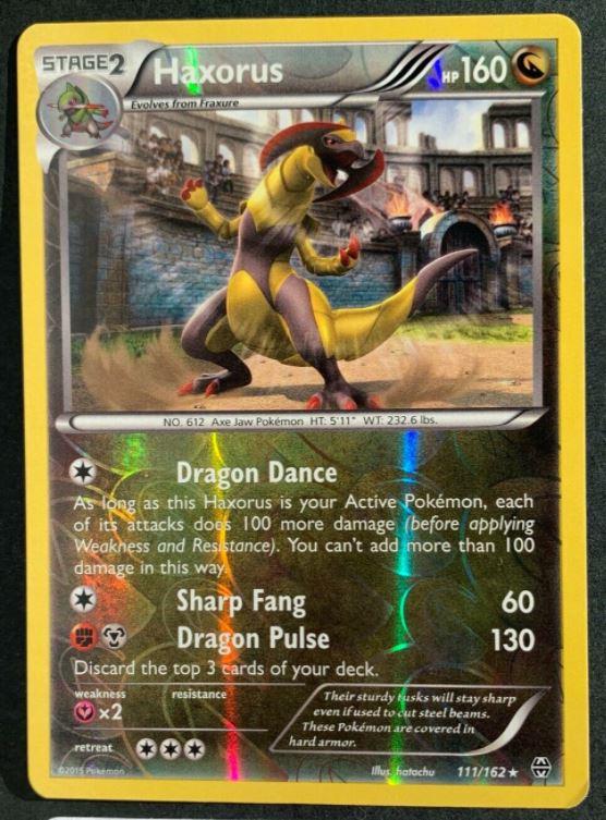 BREAKthrough Haxorus [Reverse Holo] Pokémon card