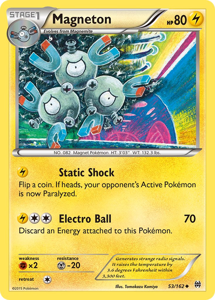 BREAKthrough Magneton Pokémon card