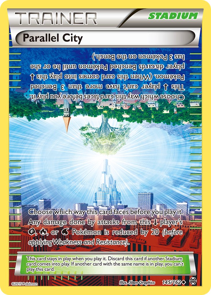BREAKthrough Parallel City Pokémon card