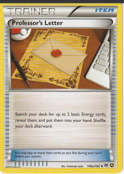 Professor's Letter