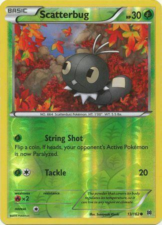 BREAKthrough Scatterbug [Reverse Holo] Pokémon card