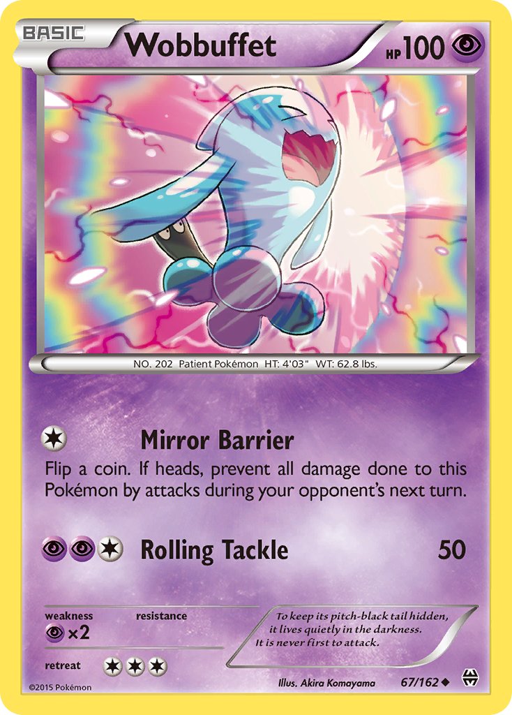 BREAKthrough Wobbuffet Pokémon card