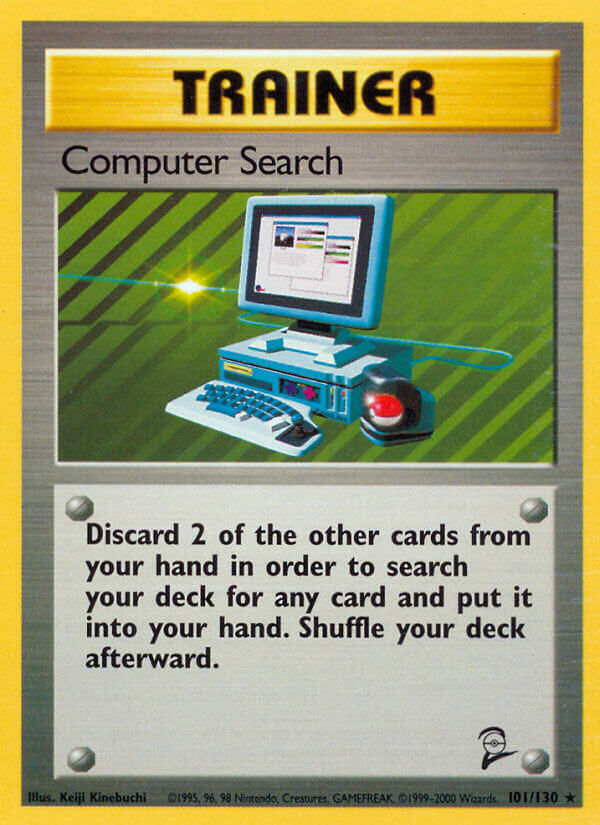 Base Set 2 Computer Search Pokémon card