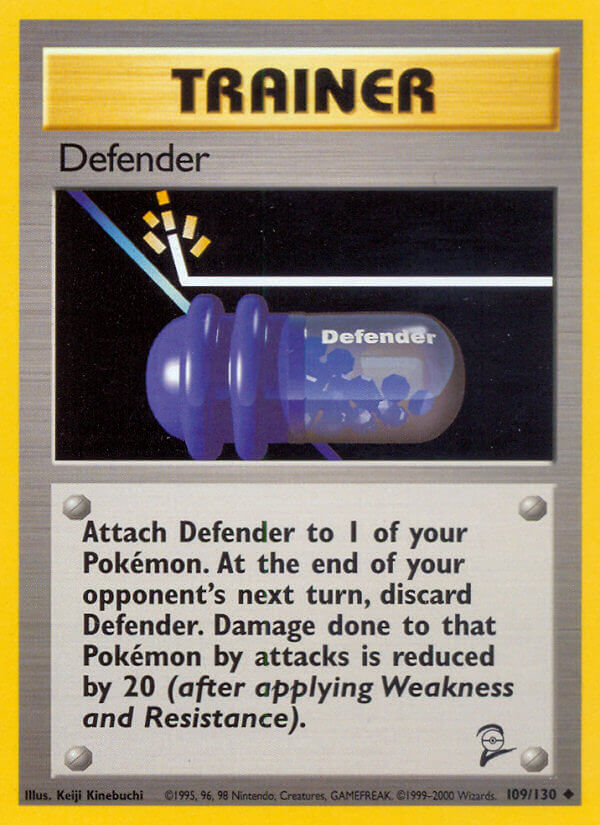 Base Set 2 Defender Pokémon card