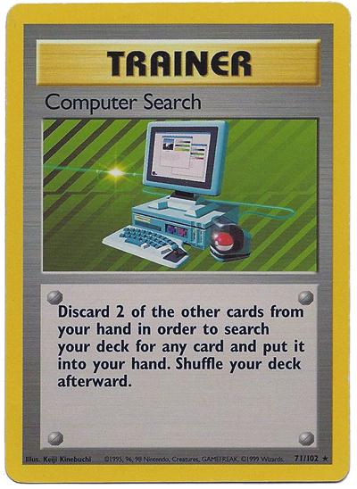 Base Set Computer Search [Trainer-Deck-B] Pokémon card
