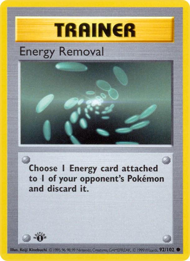 Energy Removal [1st-Edition]