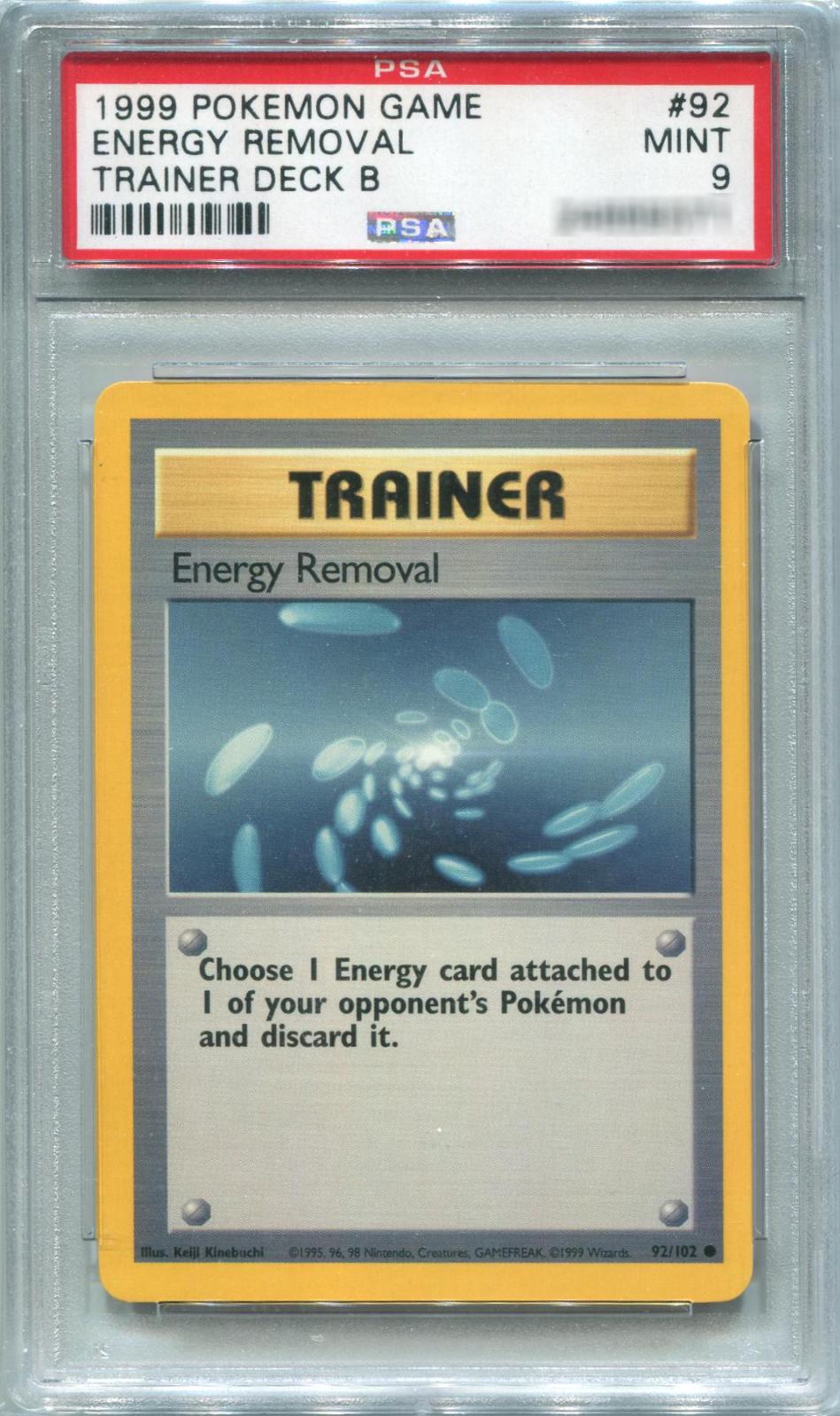 Base Set Energy Removal [Trainer-Deck-B] Pokémon card