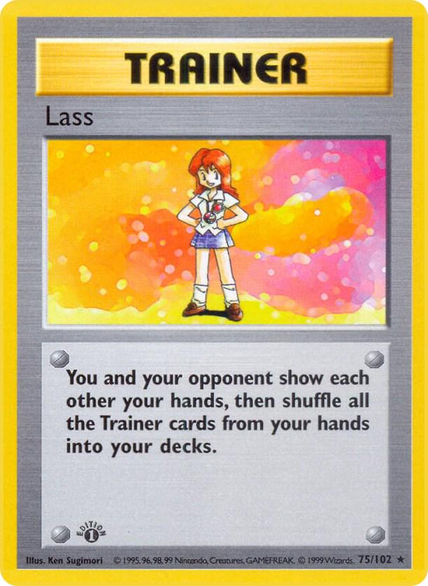 Base Set [1st-Edition] Lass [1st-Edition] Pokémon card