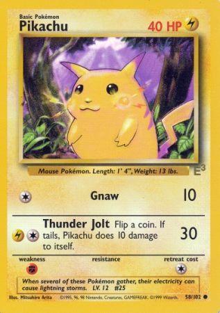 Base Set Pikachu [E3] Pokémon card