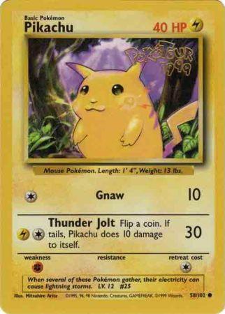Base Set Pikachu [Poketour-1999] Pokémon card