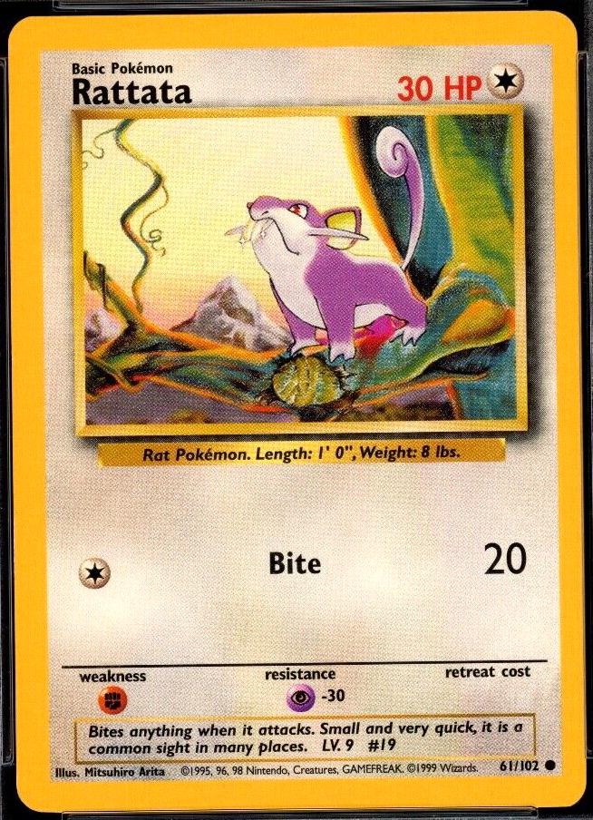 Base Set Rattata [Trainer-Deck-A] Pokémon card