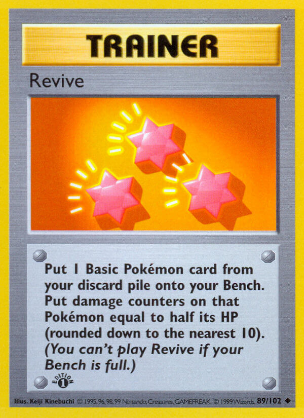 Base Set Revive Pokémon card