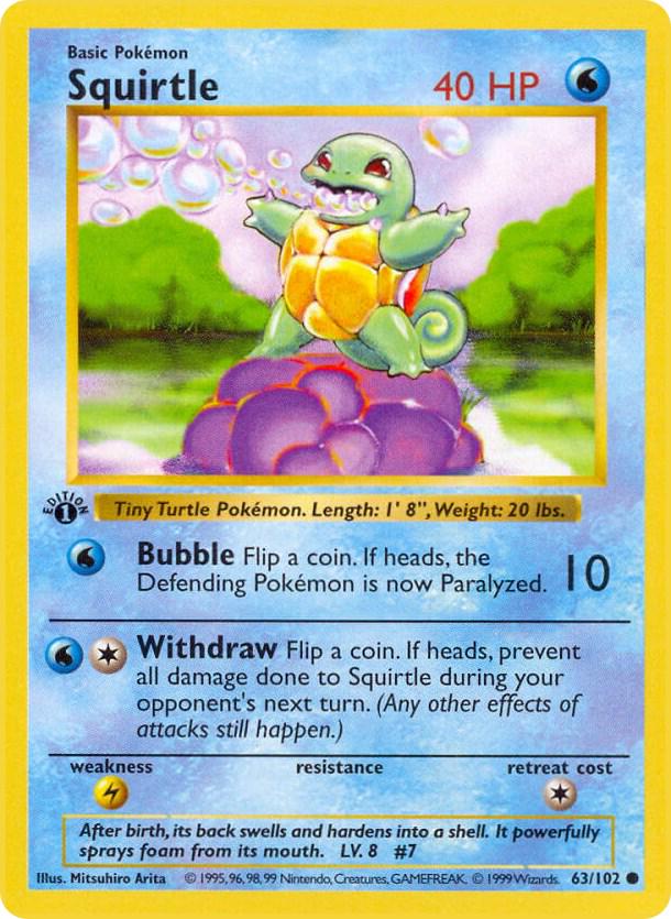 Squirtle [1st-Edition]