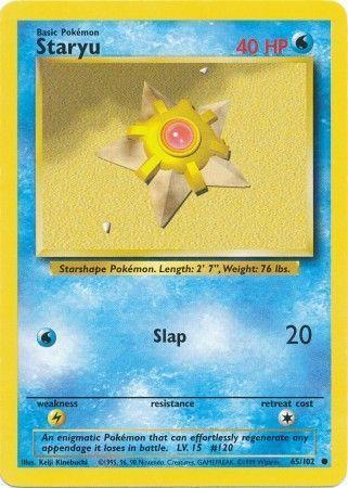 Base Set Staryu [Trainer-Deck-B] Pokémon card