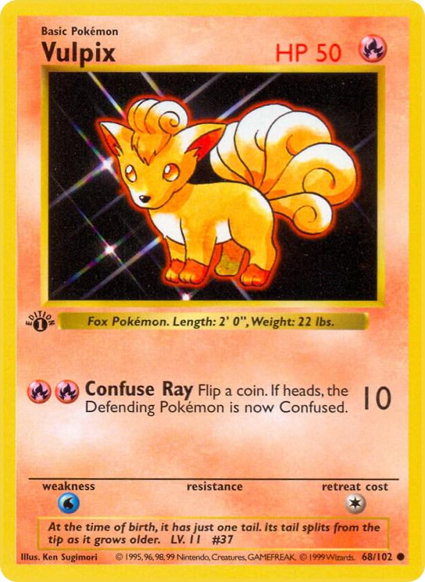 Base Set [1st-Edition] Vulpix [1st-Edition] Pokémon card