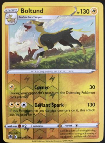Battle Styles Boltund [Reverse Holo] Pokémon card