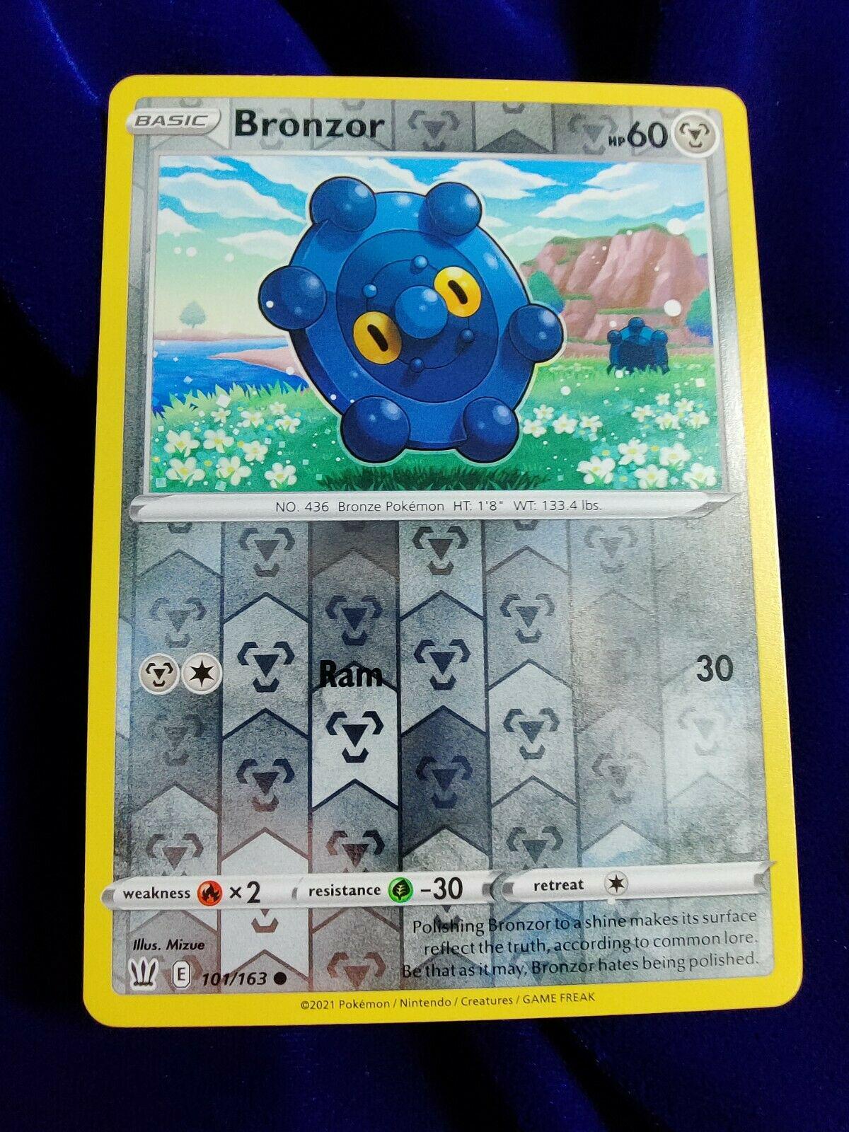 Battle Styles Bronzor [Reverse Holo] Pokémon card
