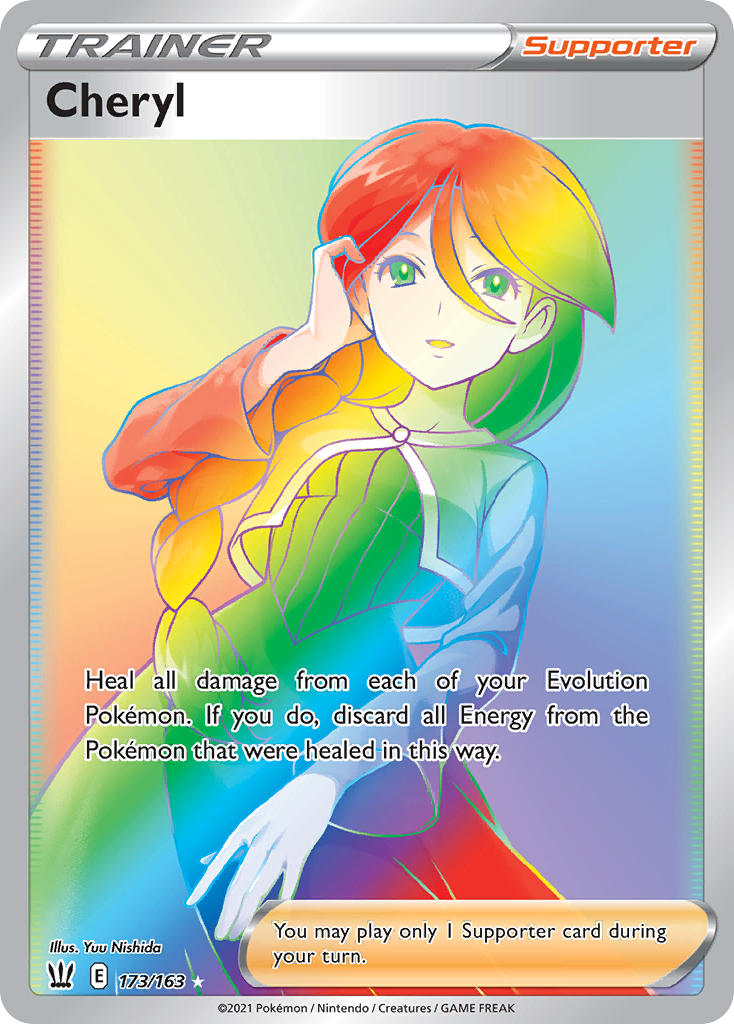 Battle Styles Cheryl Pokémon card