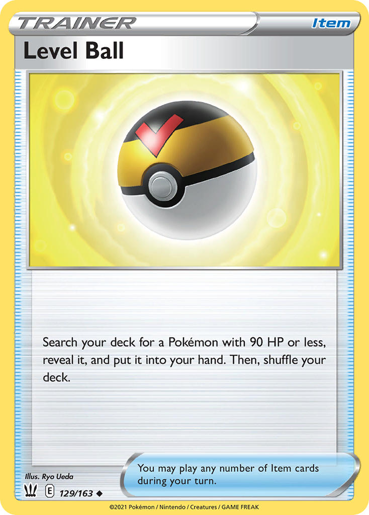 Battle Styles Level Ball Pokémon card