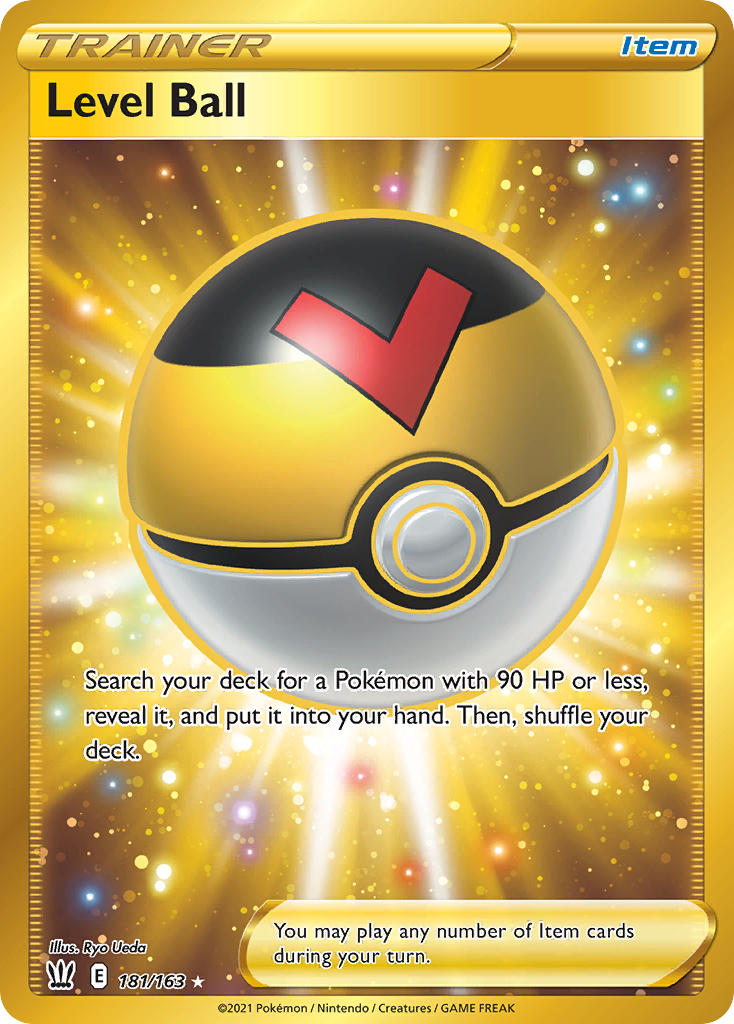 Battle Styles Level Ball Pokémon card
