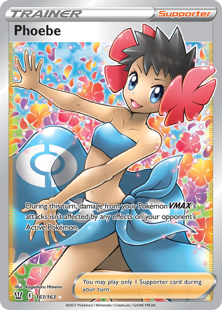 Battle Styles Phoebe Pokémon card