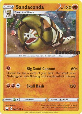 Battle Styles Sandaconda [Gamestop] Pokémon card