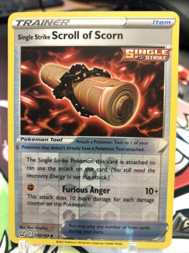 Single Strike Scroll of Scorn [Reverse Holo]