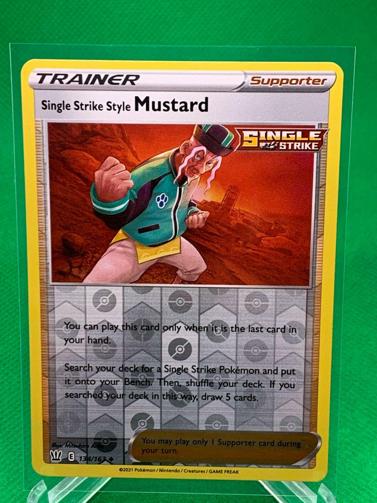 Single Strike Style Mustard [Reverse Holo]