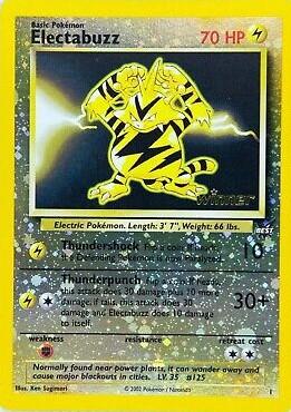 Best of Game Electabuzz [Winner] Pokémon card