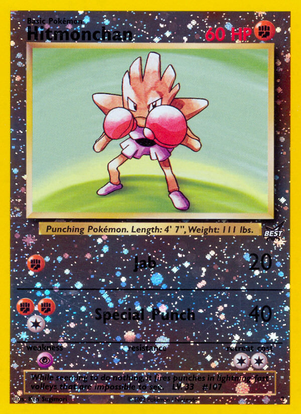 Best of Game Hitmonchan Pokémon card