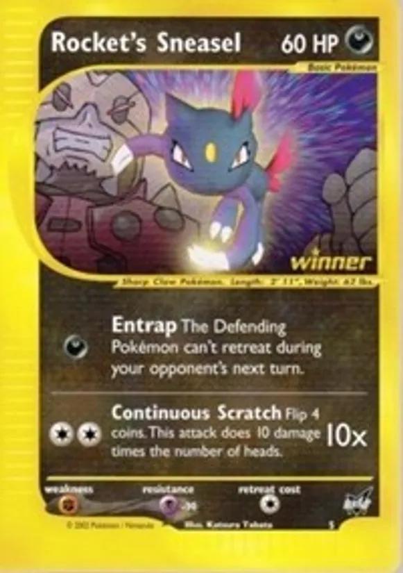 Best of Game Rocket's Sneasel [Winner] Pokémon card