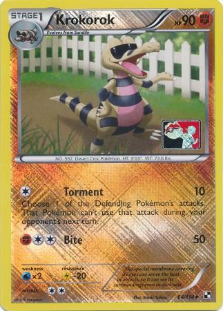 Black & White Krokorok [Pokemon-League] Pokémon card