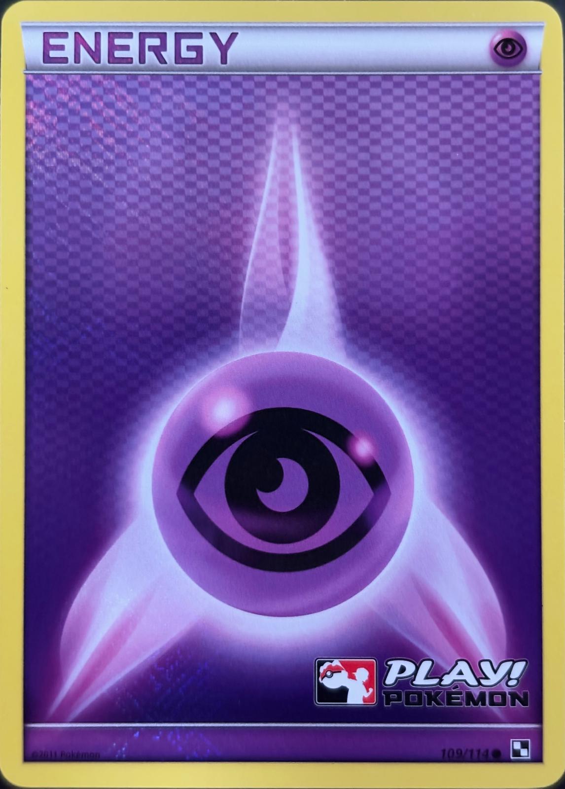 Black & White Psychic Energy [Play] Pokémon card