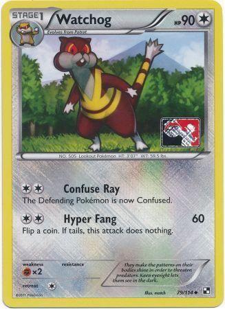 Black & White Watchog [League-Promo] Pokémon card