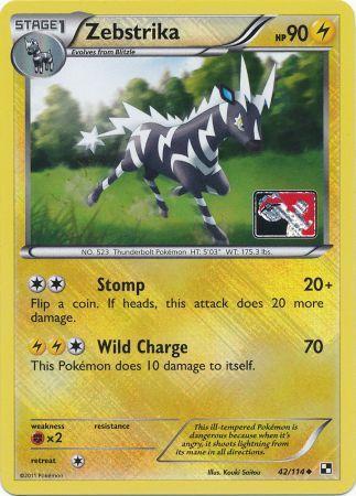 Black & White Zebstrika [Pokemon-League] Pokémon card