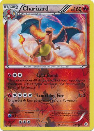 Boundaries Crossed Charizard [Reverse Holo] Pokémon card