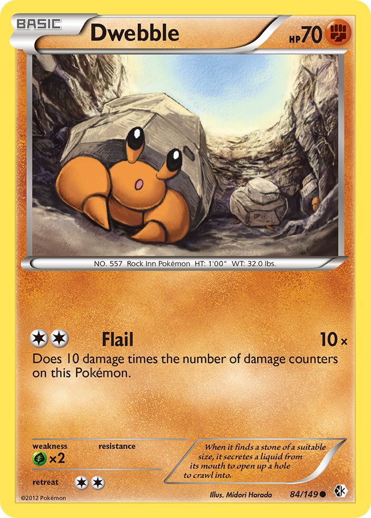 Boundaries Crossed Dwebble Pokémon card