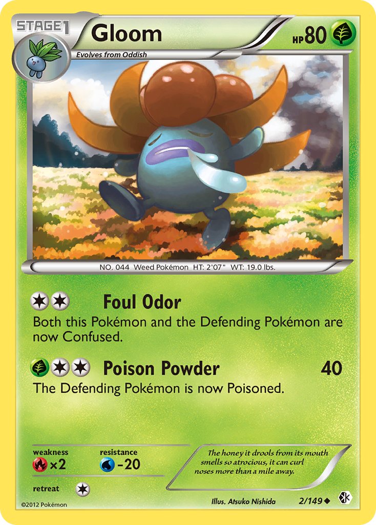 Boundaries Crossed Gloom Pokémon card