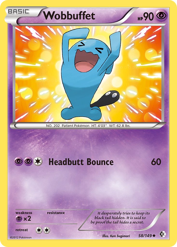 Boundaries Crossed Wobbuffet Pokémon card