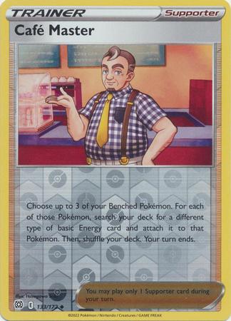 Brilliant Stars Cafe Master [Reverse Holo] Pokémon card