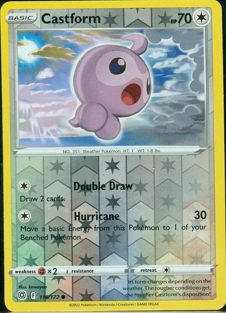 Brilliant Stars Castform [Reverse Holo] Pokémon card