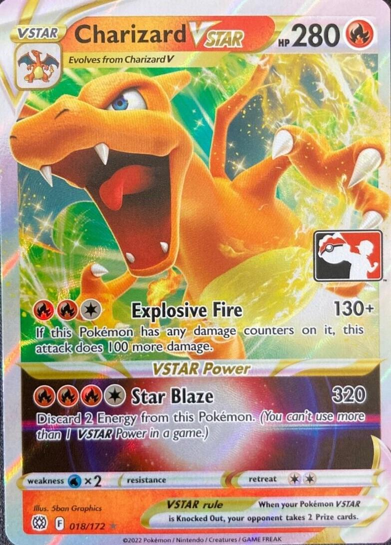 Brilliant Stars Charizard VSTAR [Prize-Pack] Pokémon card