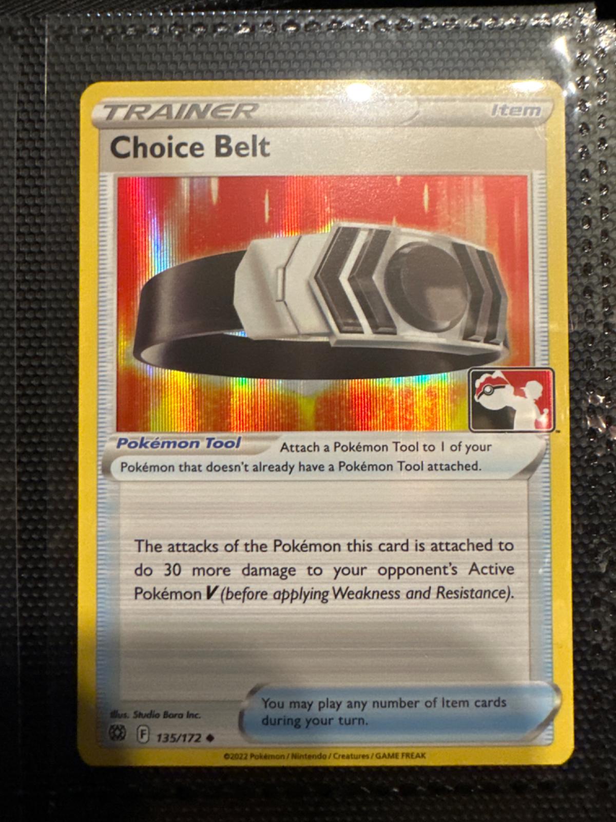 Brilliant Stars Choice Belt [Holo-Prize-Pack-Stamp] Pokémon card