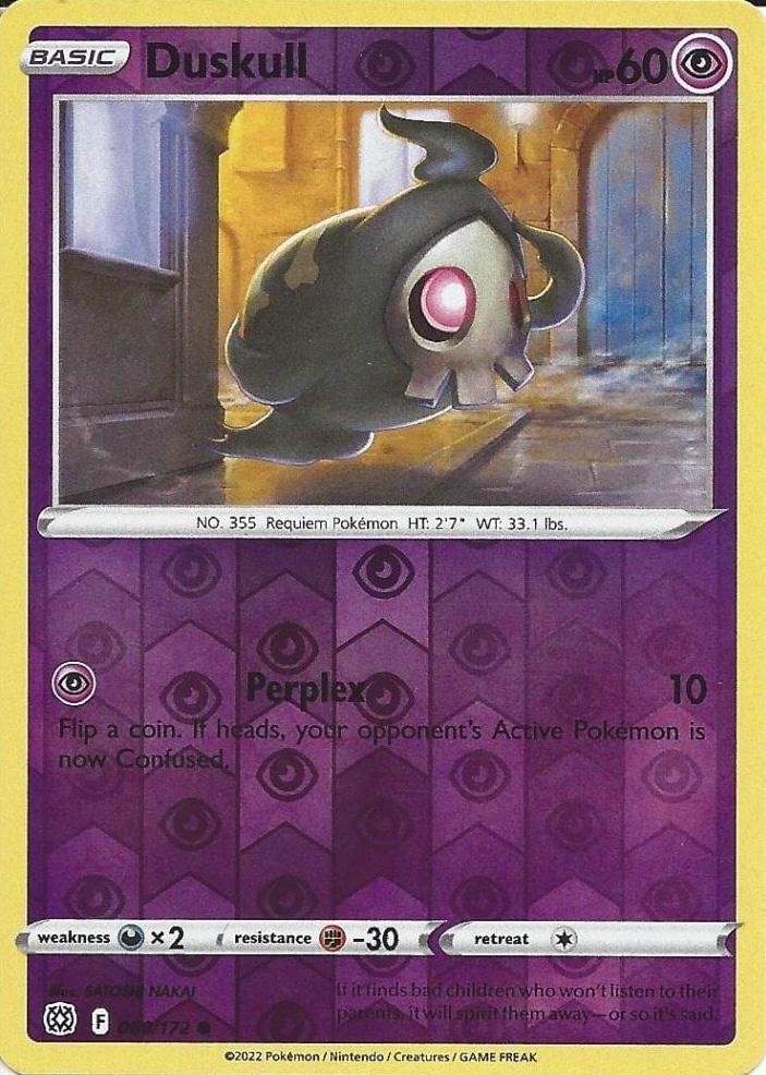 Brilliant Stars Duskull [Reverse Holo] Pokémon card