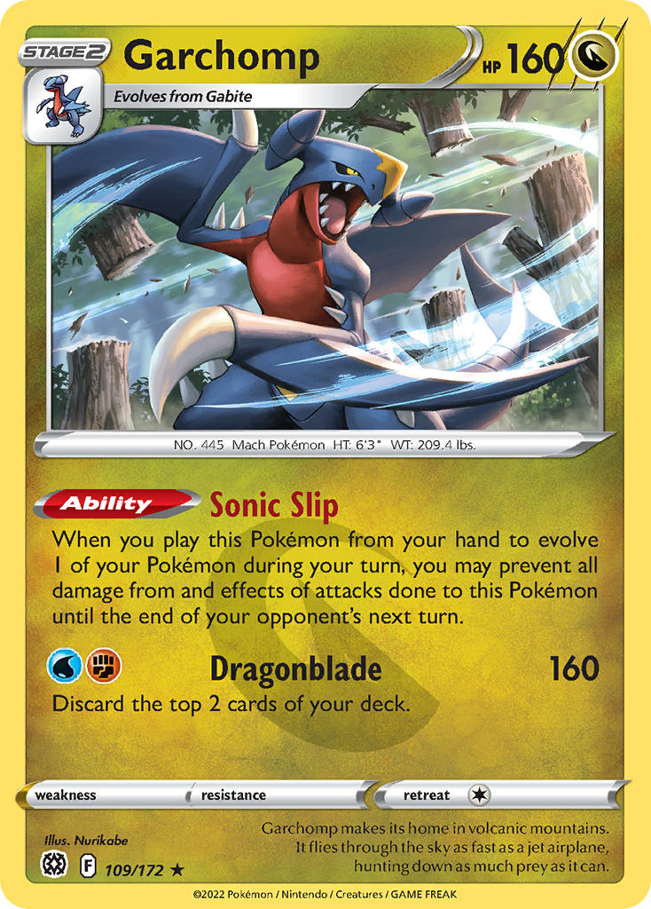 Brilliant Stars Garchomp Pokémon card