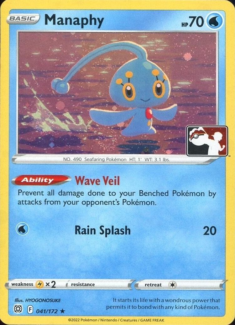 Brilliant Stars Manaphy [Prize-Pack] Pokémon card